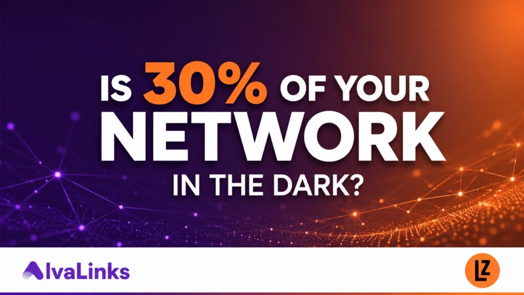 Infographic: 30% Network Blind Spot with AlvaLinks and LogZilla Joint Solution